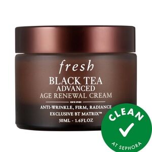 Fresh Black Tea Age Renewal Cream in Elegant Black